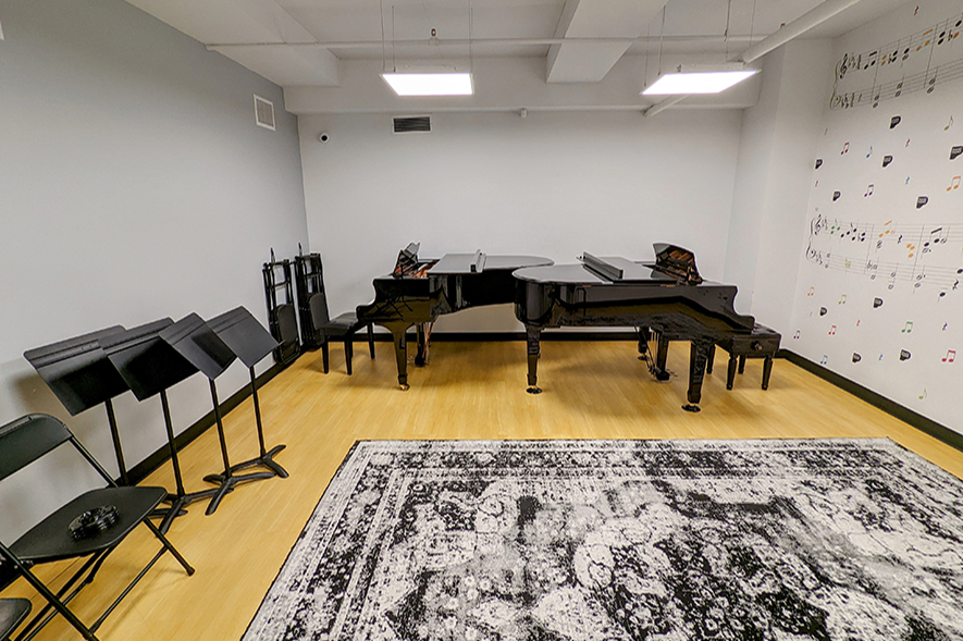 2 Grand Pianos Rehearsal Studio For Rent
